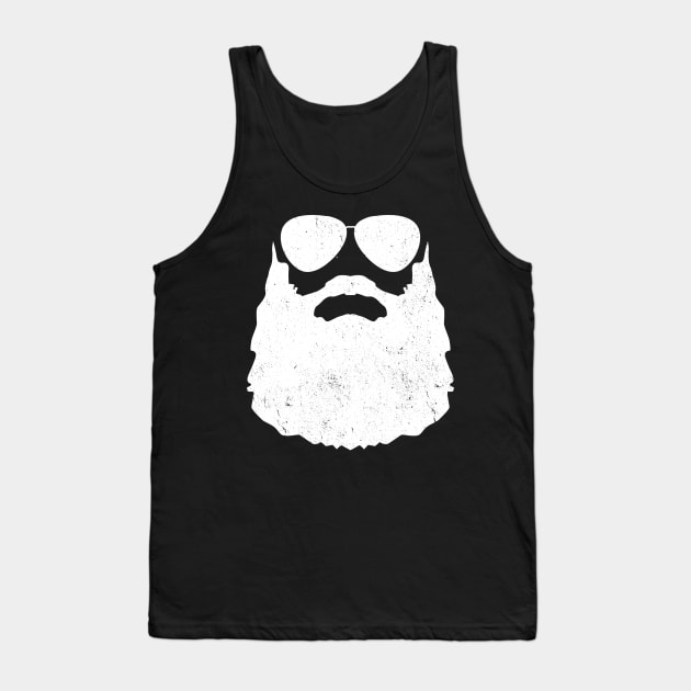 Beard Glasses Tank Top by Imutobi